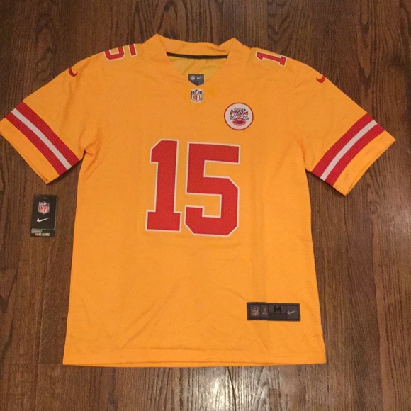 yellow patrick mahomes jersey